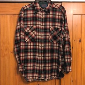 Men's Vintage Pendleton Flannel Shirt-Size Large